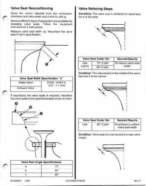1995 Mariner Mercury Outboards Service Manual 50HP 4-Stroke, Page 129
