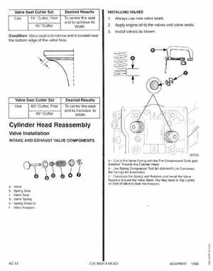 1995 Mariner Mercury Outboards Service Manual 50HP 4-Stroke, Page 130