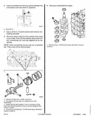 1995 Mariner Mercury Outboards Service Manual 50HP 4-Stroke, Page 149