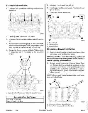 1995 Mariner Mercury Outboards Service Manual 50HP 4-Stroke, Page 158