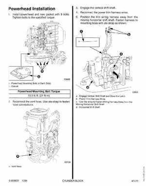1995 Mariner Mercury Outboards Service Manual 50HP 4-Stroke, Page 164
