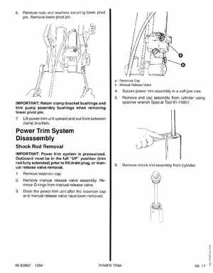 1995 Mariner Mercury Outboards Service Manual 50HP 4-Stroke, Page 202