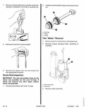 1995 Mariner Mercury Outboards Service Manual 50HP 4-Stroke, Page 203