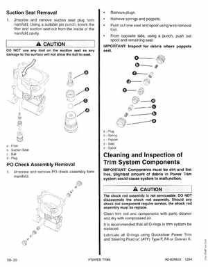 1995 Mariner Mercury Outboards Service Manual 50HP 4-Stroke, Page 205