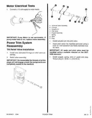 1995 Mariner Mercury Outboards Service Manual 50HP 4-Stroke, Page 206