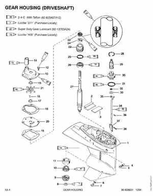 1995 Mariner Mercury Outboards Service Manual 50HP 4-Stroke, Page 217