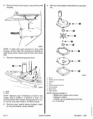 1995 Mariner Mercury Outboards Service Manual 50HP 4-Stroke, Page 223