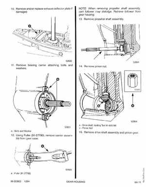 1995 Mariner Mercury Outboards Service Manual 50HP 4-Stroke, Page 224