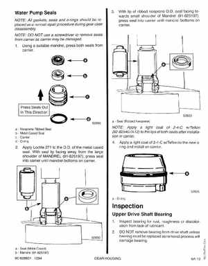1995 Mariner Mercury Outboards Service Manual 50HP 4-Stroke, Page 226