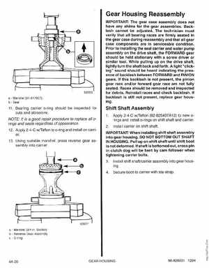 1995 Mariner Mercury Outboards Service Manual 50HP 4-Stroke, Page 233