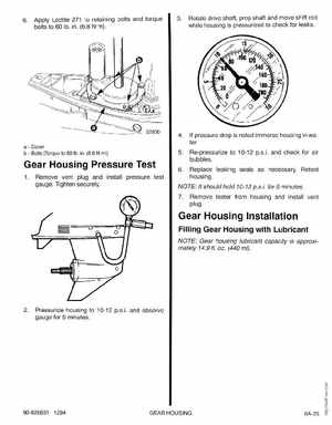 1995 Mariner Mercury Outboards Service Manual 50HP 4-Stroke, Page 238