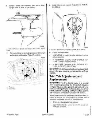 1995 Mariner Mercury Outboards Service Manual 50HP 4-Stroke, Page 240