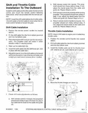 1995 Mariner Mercury Outboards Service Manual 50HP 4-Stroke, Page 250