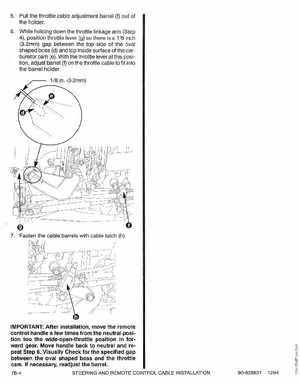 1995 Mariner Mercury Outboards Service Manual 50HP 4-Stroke, Page 251
