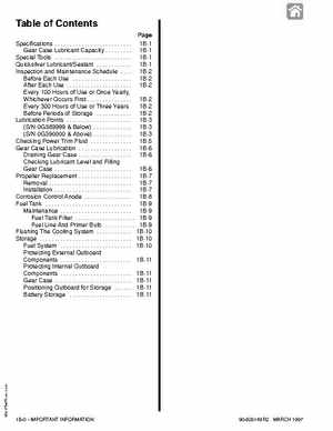 1997+ Mercury 35/40HP 2 Cylinder Outboards Service Manual PN 90-826148R2, Page 11