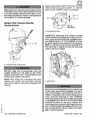 1997+ Mercury 35/40HP 2 Cylinder Outboards Service Manual PN 90-826148R2, Page 37