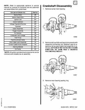 1997+ Mercury 35/40HP 2 Cylinder Outboards Service Manual PN 90-826148R2, Page 183