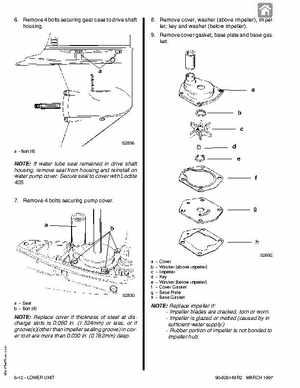 1997+ Mercury 35/40HP 2 Cylinder Outboards Service Manual PN 90-826148R2, Page 288