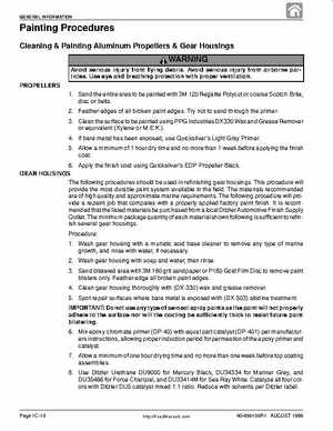 1998 Mercury 9.9/15HP 4-stroke outboards factory service manual, Page 42