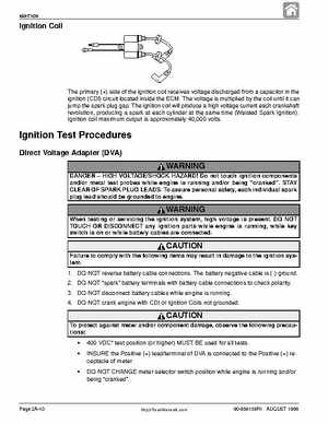 1998 Mercury 9.9/15HP 4-stroke outboards factory service manual, Page 62