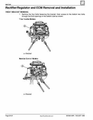 1998 Mercury 9.9/15HP 4-stroke outboards factory service manual, Page 76