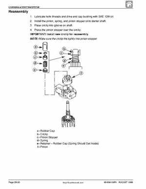 1998 Mercury 9.9/15HP 4-stroke outboards factory service manual, Page 99