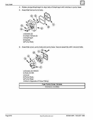 1998 Mercury 9.9/15HP 4-stroke outboards factory service manual, Page 121