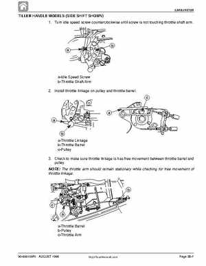 1998 Mercury 9.9/15HP 4-stroke outboards factory service manual, Page 129