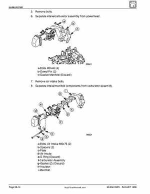 1998 Mercury 9.9/15HP 4-stroke outboards factory service manual, Page 134