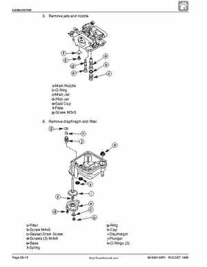 1998 Mercury 9.9/15HP 4-stroke outboards factory service manual, Page 136