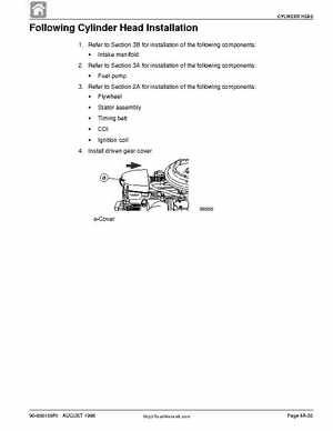 1998 Mercury 9.9/15HP 4-stroke outboards factory service manual, Page 186