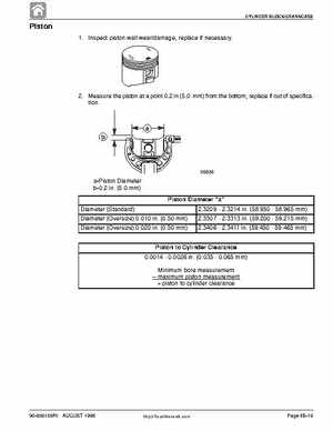 1998 Mercury 9.9/15HP 4-stroke outboards factory service manual, Page 205