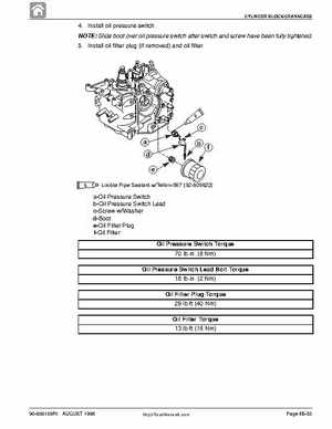 1998 Mercury 9.9/15HP 4-stroke outboards factory service manual, Page 221