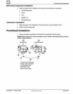 1998 Mercury 9.9/15HP 4-stroke outboards factory service manual, Page 223