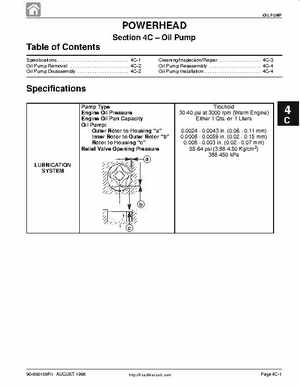 1998 Mercury 9.9/15HP 4-stroke outboards factory service manual, Page 227