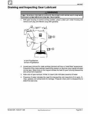 1998 Mercury 9.9/15HP 4-stroke outboards factory service manual, Page 303