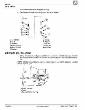 1998 Mercury 9.9/15HP 4-stroke outboards factory service manual, Page 310