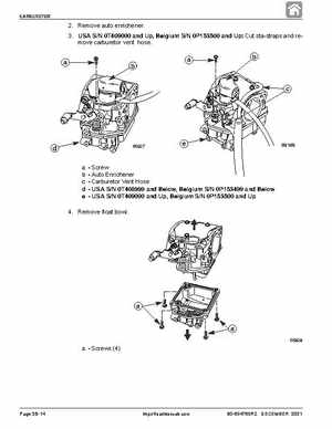 1998+ Mercury Mariner 25HP Bigfoot Service Manual, Page 164