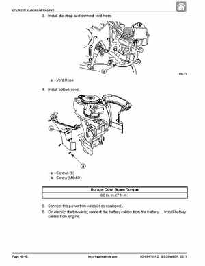 1998+ Mercury Mariner 25HP Bigfoot Service Manual, Page 263