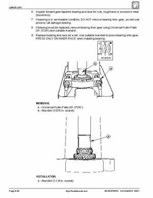 1998+ Mercury Mariner 25HP Bigfoot Service Manual, Page 383