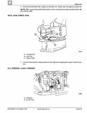 1998+ Mercury Mariner 25HP Bigfoot Service Manual, Page 406