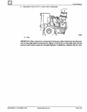 1998+ Mercury Mariner 25HP Bigfoot Service Manual, Page 420