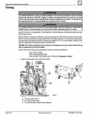 2001 Mercury Mariner 50-60HP Factory Service Manual, Page 128