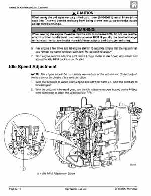 2001 Mercury Mariner 50-60HP Factory Service Manual, Page 134