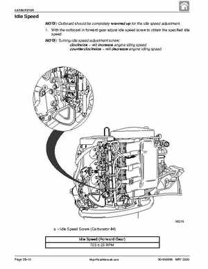 2001 Mercury Mariner 50-60HP Factory Service Manual, Page 174