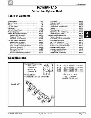 2001 Mercury Mariner 50-60HP Factory Service Manual, Page 198