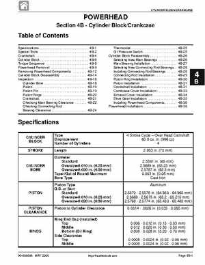 2001 Mercury Mariner 50-60HP Factory Service Manual, Page 244