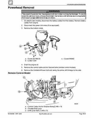 2001 Mercury Mariner 50-60HP Factory Service Manual, Page 252
