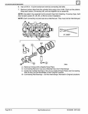 2001 Mercury Mariner 50-60HP Factory Service Manual, Page 259