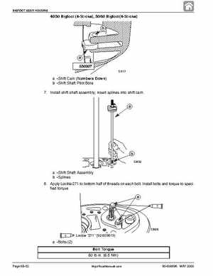 2001 Mercury Mariner 50-60HP Factory Service Manual, Page 488